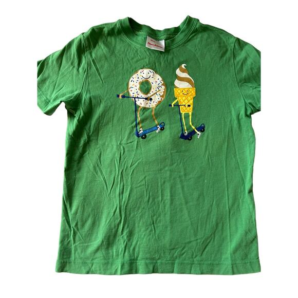 Hanna Andersson Green Donut Ice Cream Shirt size 120 - Picture 1 of 3